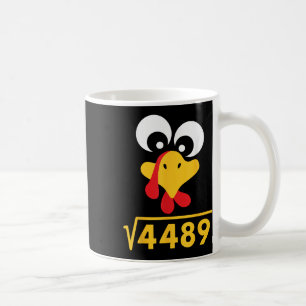 Mug 67 Meme Racine carrée 4489 Dinde Thanksgiving Math