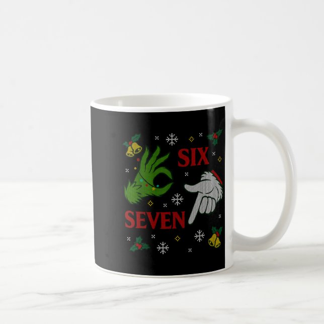 Mug 67 Meme Santa Hands Christmas Ugly Sweater Xmas Ce (Droite)
