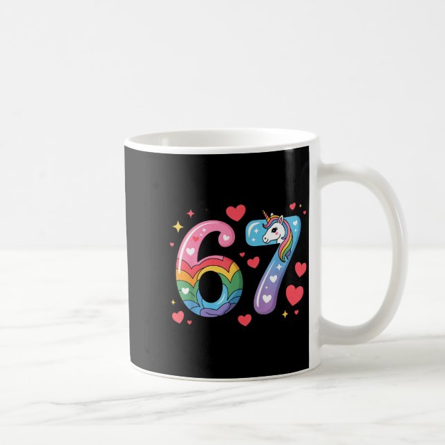 Mug 67 Meme Shirt Number Funny Six Seven 6 7  (Droite)