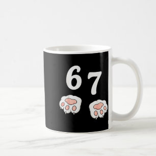 Mug 67 Mème Six Sept 6 7 Chemise Mème Drôle Chat 67 