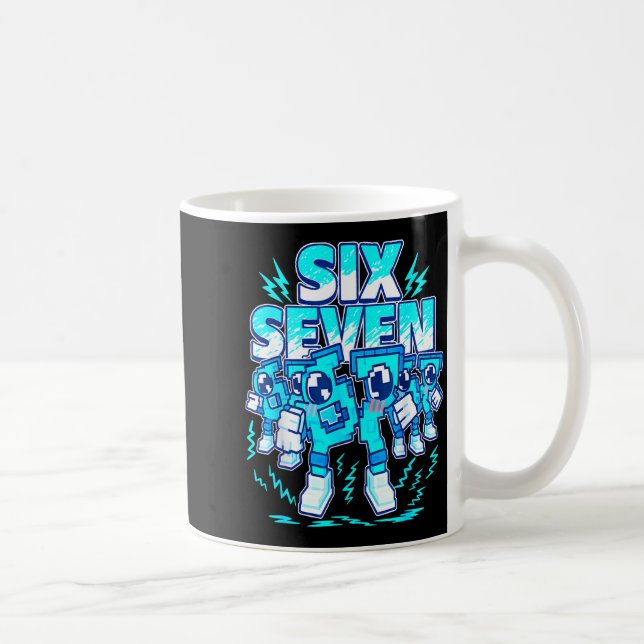 Mug 67 Meme Six Seven 6 7 Italian Brainrot Birthday Ki (Droite)