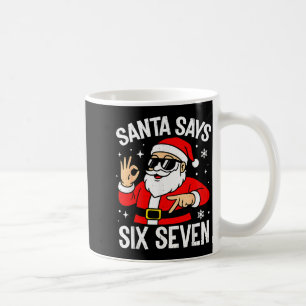 Mug 67 Meme Six Seven Santa Noël drôle Génération Z Al