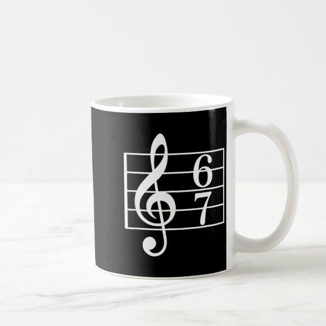 Mug 67 Music Meme Slang Six Seven Music Teacher School (Droite)