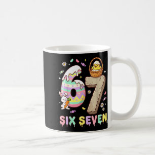 Mug 67 Pâques Six Sept Lapin Poussin Œuf de Pâques Drô