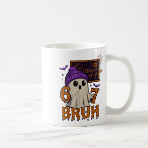 Mug 67 Prof Ghost Halloween Six Seven Mème Équation Ma