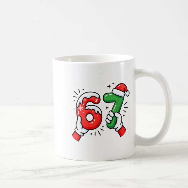 Mug 67 Six Seven Funny Christmas 6 7 Meme Xmas Men Wom (Droite)