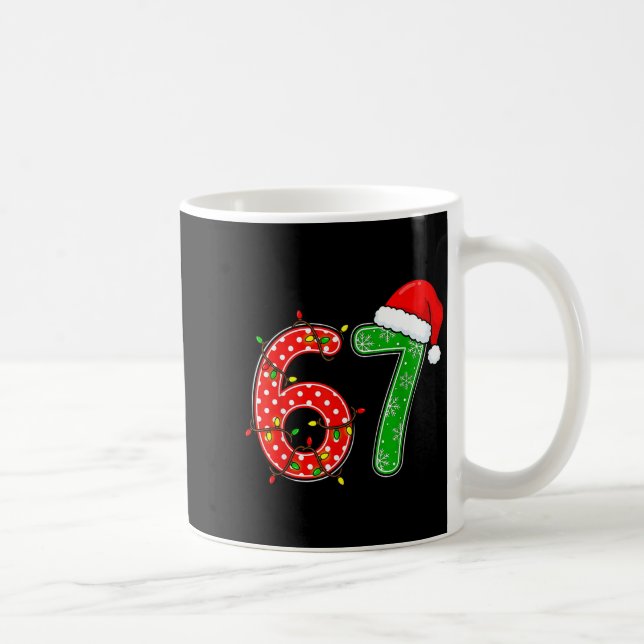 Mug 67 Six Seven Meme Funny Christmas 6 7 Meme Men Wom (Droite)