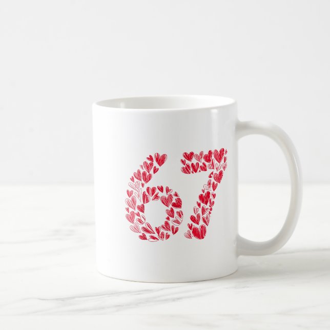 Mug 67 Valentine’s Day Heart 67 – Viral Valentine’s 67 (Droite)