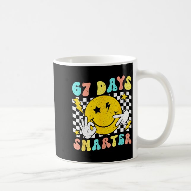 Mug 67th Day Of School Shirt 67 Days Smarter Teacher B (Droite)