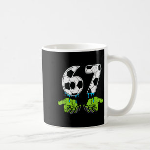 Mug 6 7 Meme Soccer Drip Drôle 67 Six Sept Enfants Gar