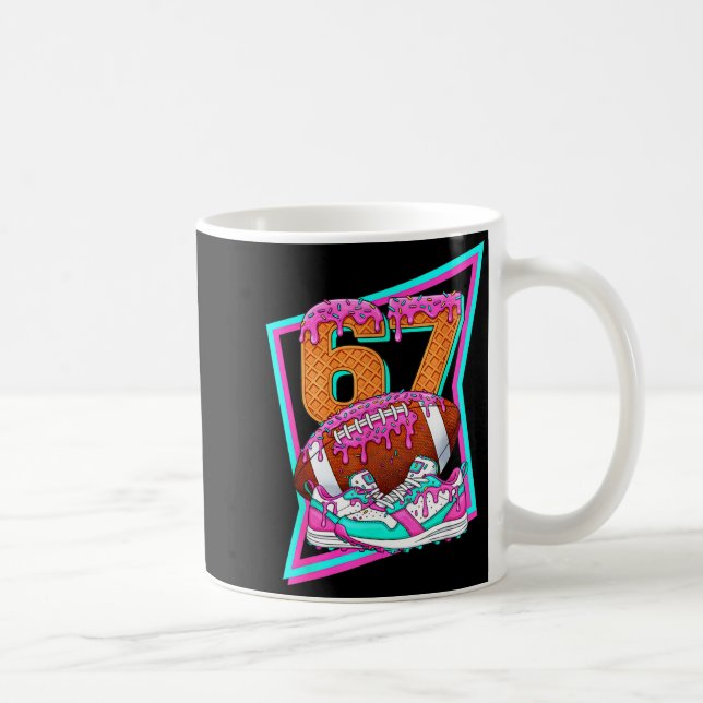 Mug 6 7 Six Seven Meme American Football Drip Number 6 (Droite)