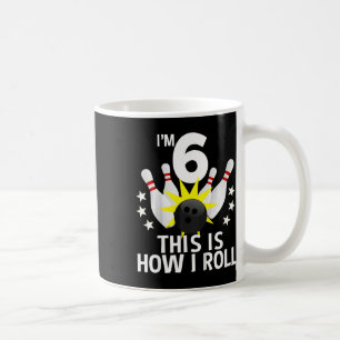 Mug 6 Anniversaire de Bowling 6 ans Fête d'anniversair