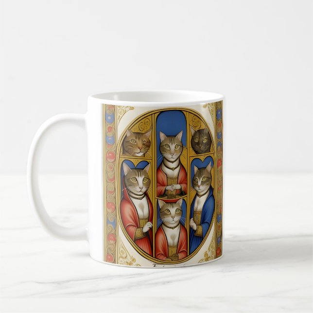 Mug 6 chats royaux (Gauche)