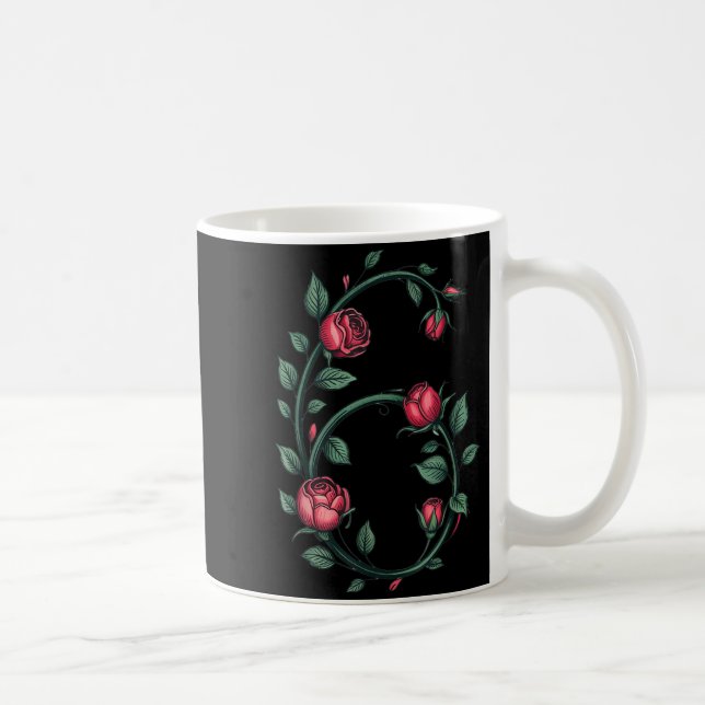 Mug 6 Floral 67 Rose Valentines Day Funny Love Matchin (Droite)