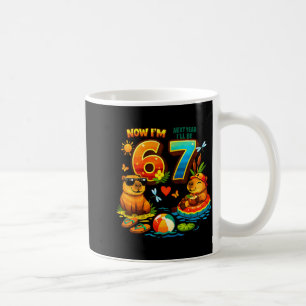 Mug 6 l'année prochaine sera 7 capybara 67 mème annive