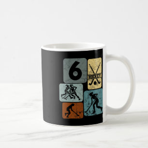 Mug 6e anniversaire filles hockey sur gazon 6 ans de h