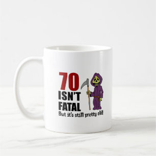 Mug 70 n'est pas mortelle mais toujours vieille fauche
