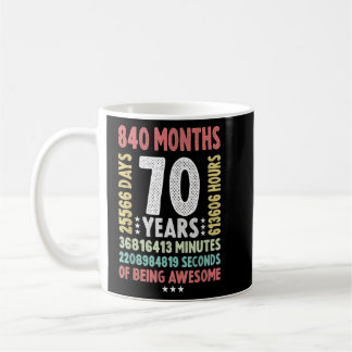 Mug 70e anniversaire du 70e anniversaire du 70e annive