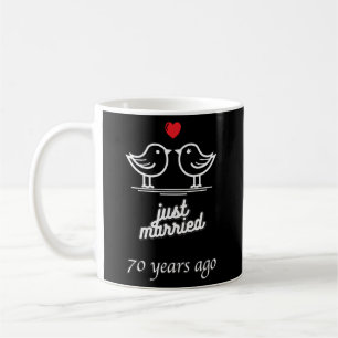 Mug 70E Anniversaire Du Mariage - Marié 70 Ans Par