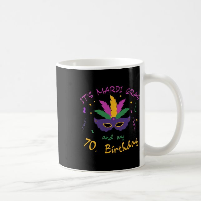 Mug 70e anniversaire Mardi Gras Célébration du carnava (Droite)