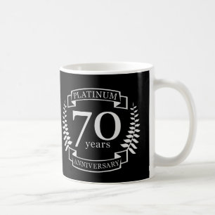 Mug 70e ANNIVERSAIRE Mariage PLATINUM