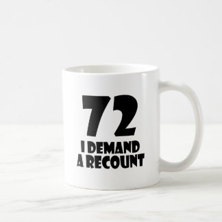 Mug 72 Je Demande Un Compte Rendu Conception Anniversa