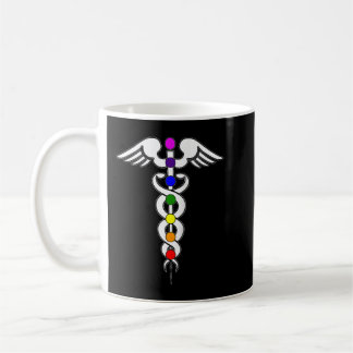 Mug 7 Chakras Caduceus Healing Symbole spiritual Medit