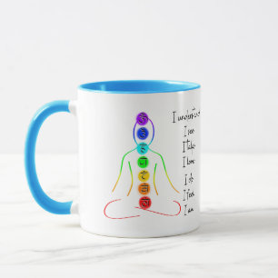 Mug 7 Chakras Style Yoga Méditation