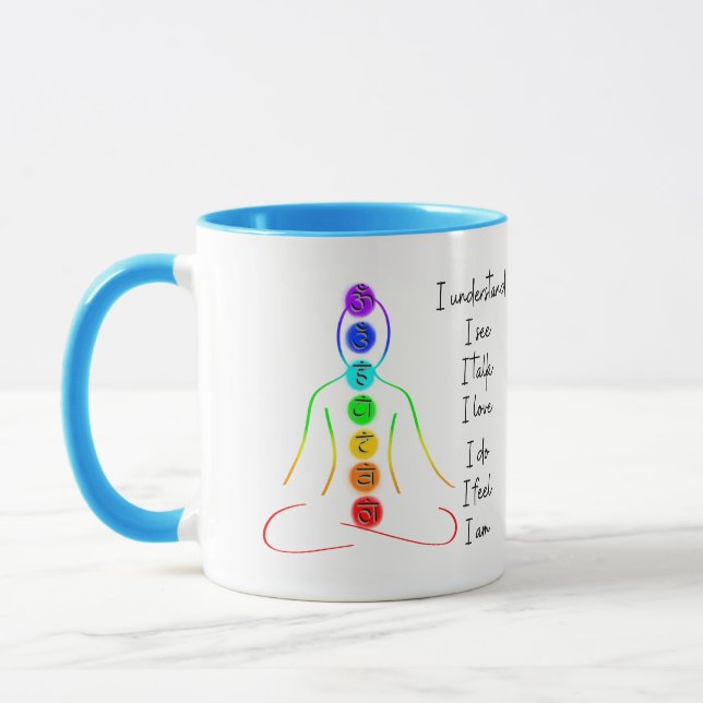 Mug 7 Chakras Style Yoga Méditation (Gauche)