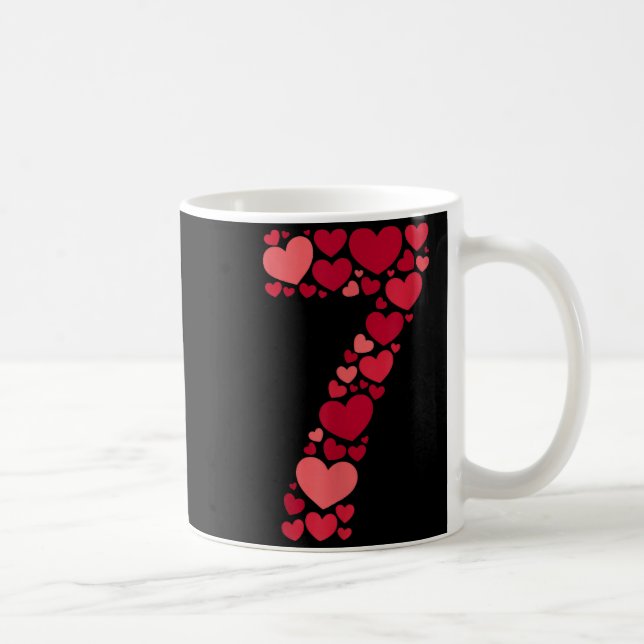 Mug 7 Romantic 67 Heart Pattern Valentine Love Trend 6 (Droite)
