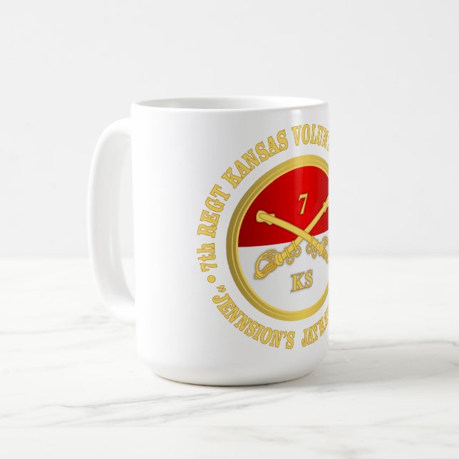 Mug 7e cavalerie du Kansas (Devant gauche)
