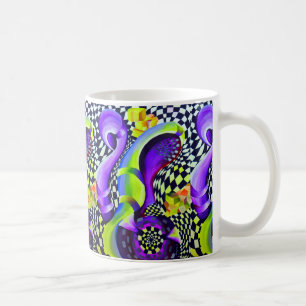 Mug 80 s Art Deco Geometric Pattern