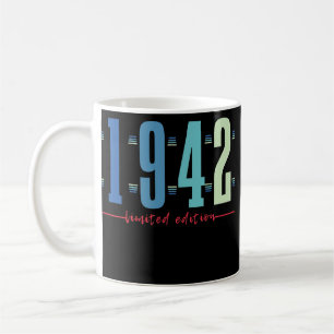 Mug 80e anniversaire Dames Mens 80 ans 1942 Drôle