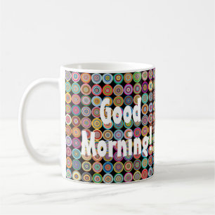 Mug 80's Funky élégant Sophisticated Fancy Motif