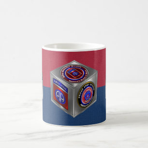 Mug 82e division aéroportée Cube en acier
