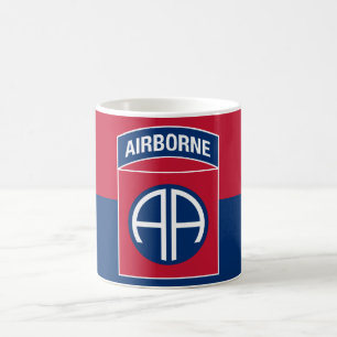 Mug 82e division aéroportée Drapeau Militaire vétéran 