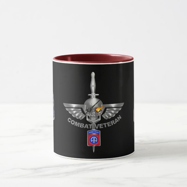 Mug 82e division aéroportée Vétéran de combat (Centre)