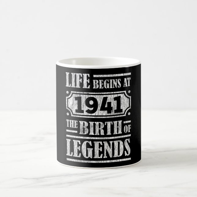 Mug 84 Ans 1941 Naissance De La Légende 84e Anniversai (Centre)