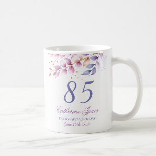 Mug 85e anniversaire Whispers of Lavender and Gold