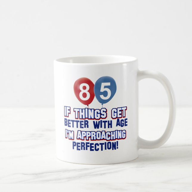 Mug 85th cadeau d'anniversaire an (Droite)