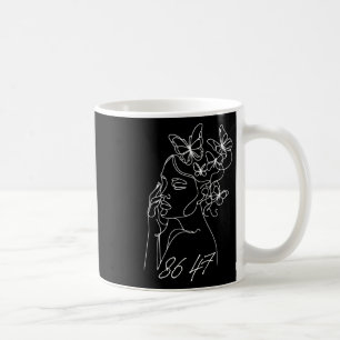 Mug 8647 Anti Trump Floral Résister 86 47 Impeach Trum
