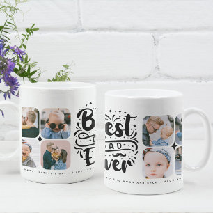 Mug 8 Meilleur Papa Collage de Photos