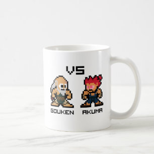 Mug 8bit Gouken CONTRE Akuma