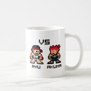Mug 8bit Ryu CONTRE Akuma