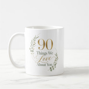 Mug 90 choses personnalisées que nous aimons de vous