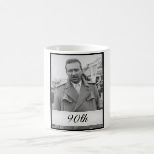 Mug 90e anniversaire Elégant âge photo Homme Anniversa