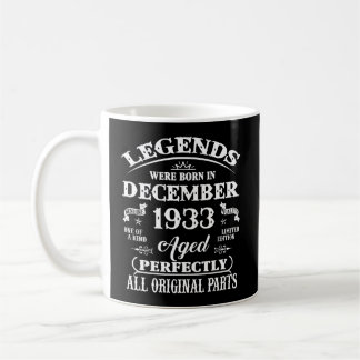 Mug 90E Légendes Nées En Décembre 1933 90 Ans