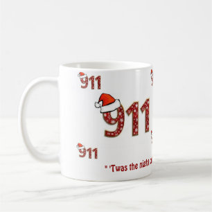 Mug 911 Twas la nuit avant Noël