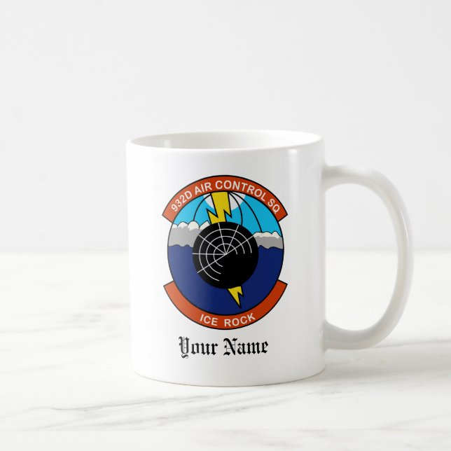 Mug 932nd ACS et carte de l'Islande (Droite)