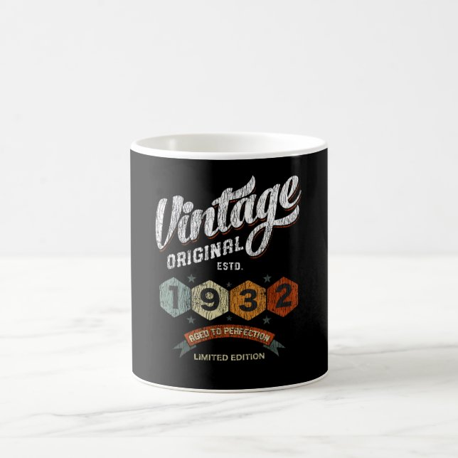 Mug 93 Ans Âgé À La Perfection 93e Anniversaire Cadeau (Centre)
